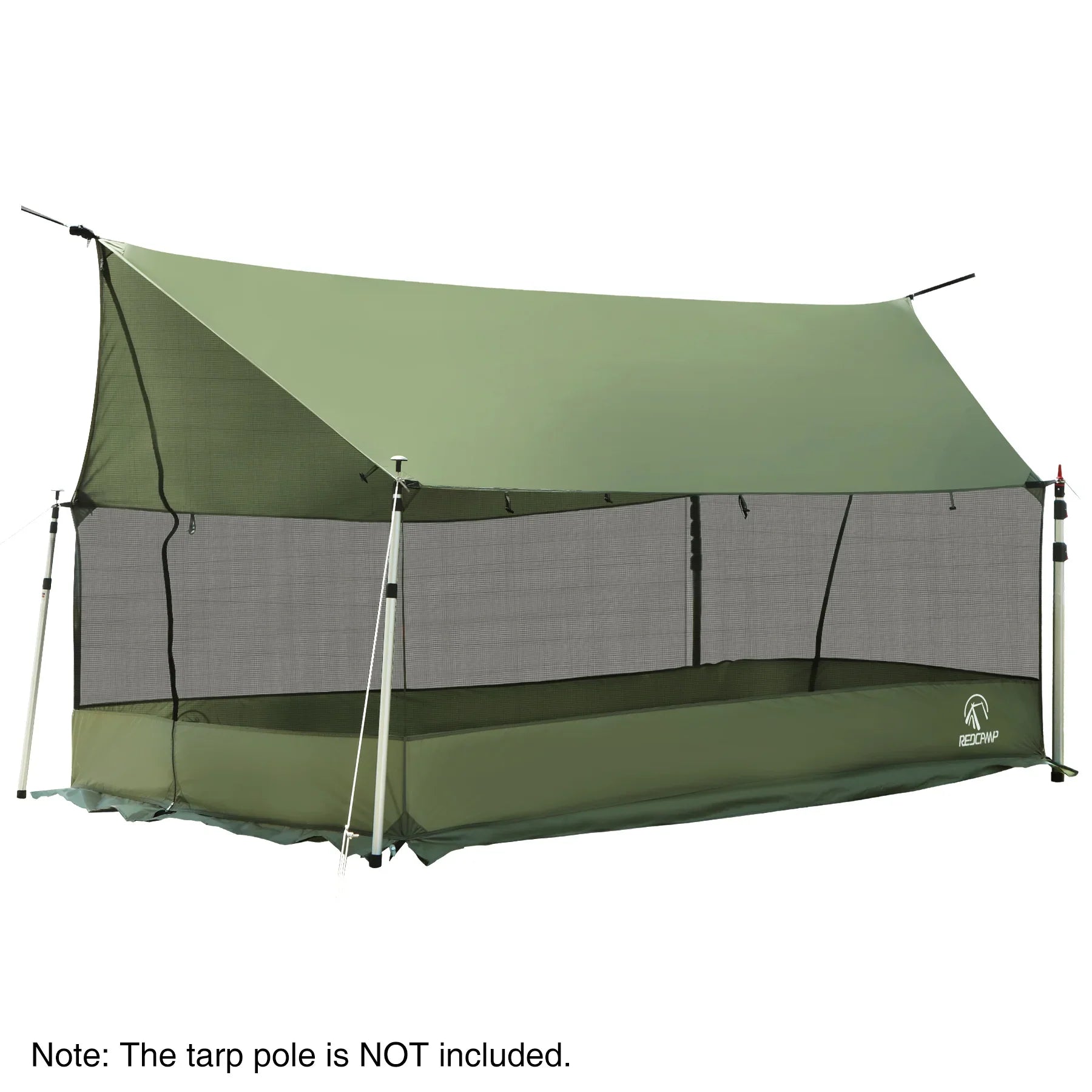 tent netting REDCAMP Hammock Screen House, Waterproof Hammock Tent with Snow Skirt