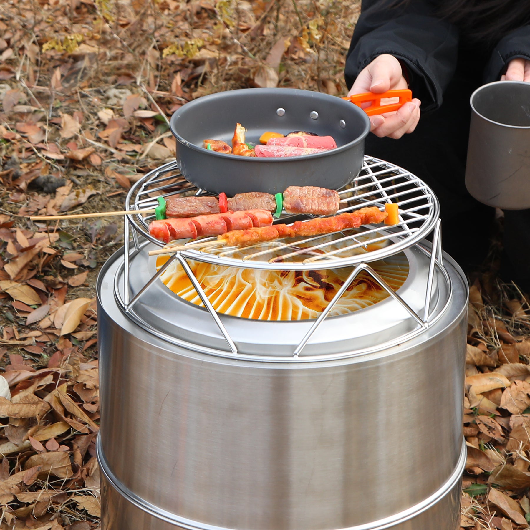REDCAMP Fire Pit Accessory Kit for Stove