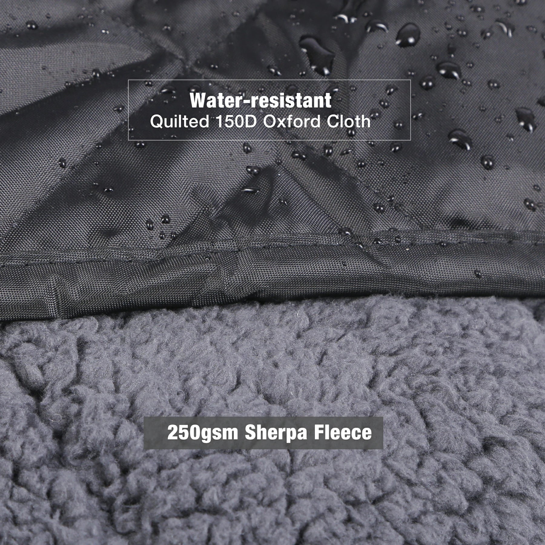 Waterproof Stadium Blanket with Sherpa Lining