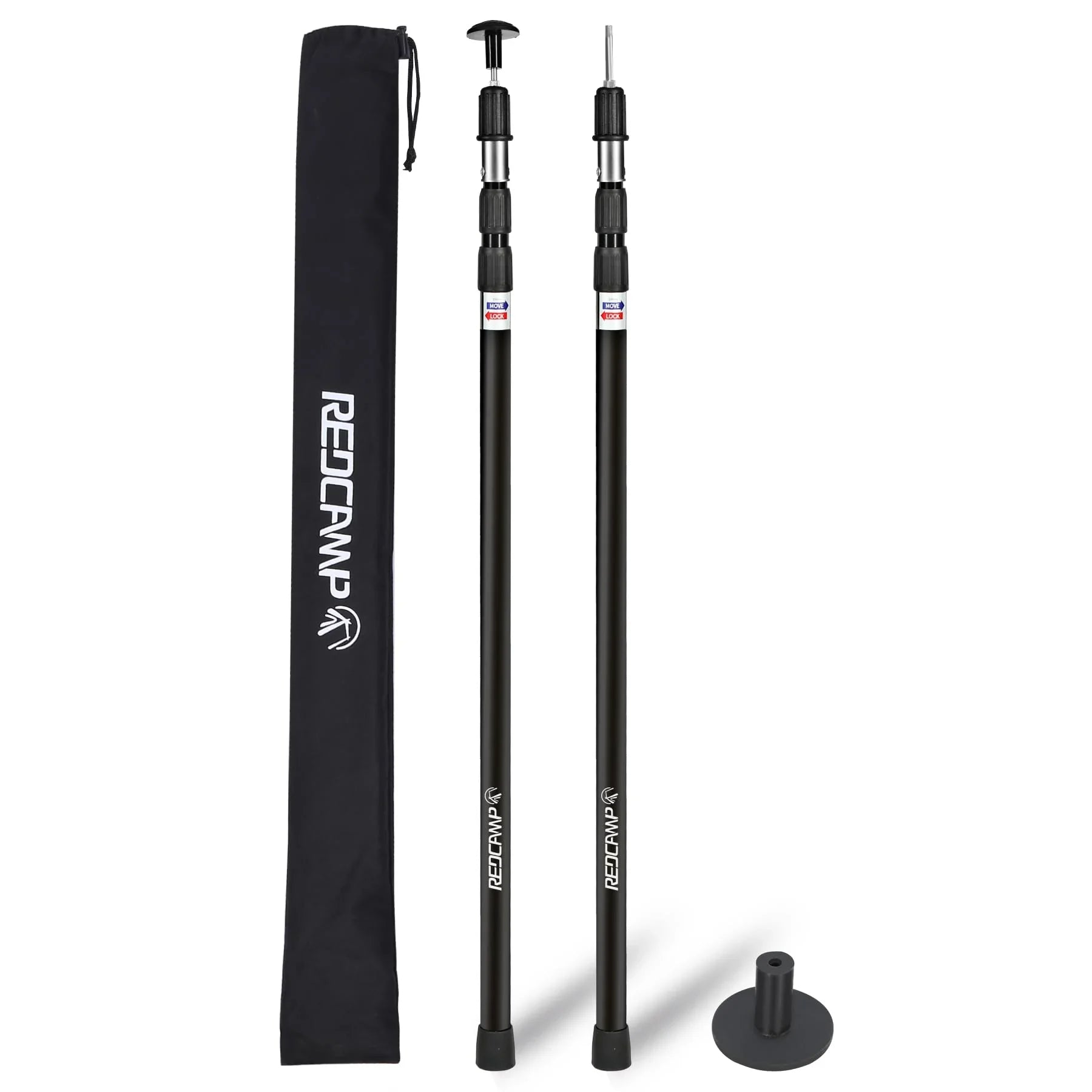 Adjustable Aluminum Telescoping Tarp Poles – Redcamp