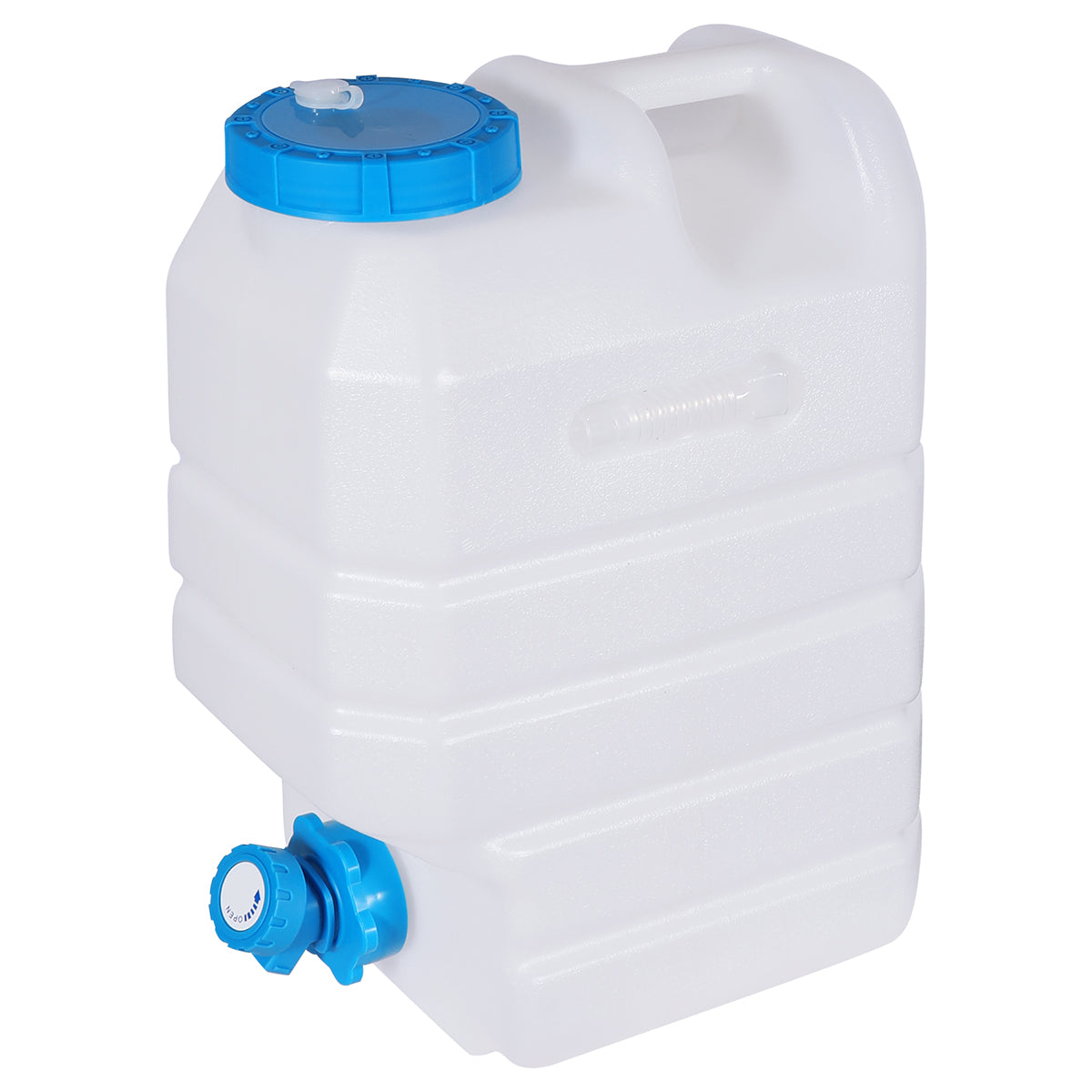 Portable Camping Water Container with Spigot and Wheels
