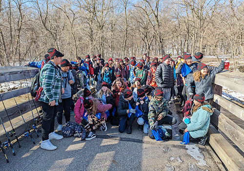 A fishing trip for 65 students from Lynd Public School