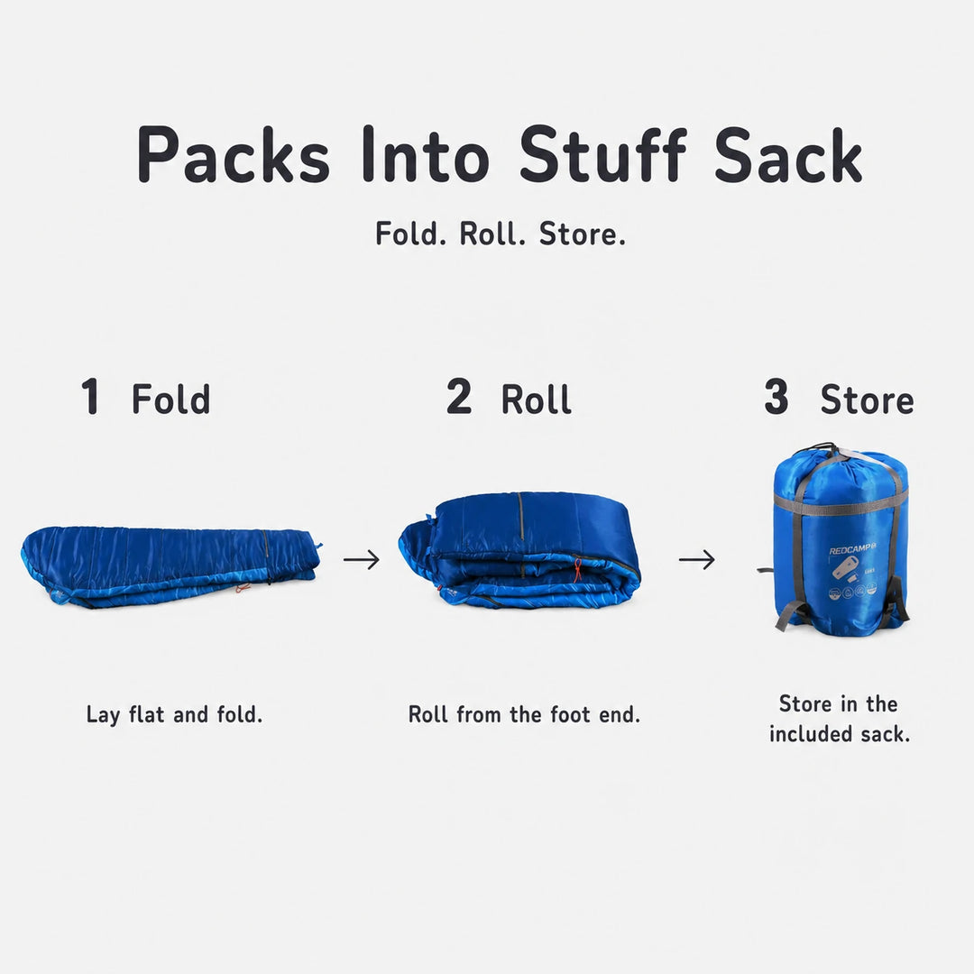 Mummy Kids Sleeping Bag for Camping,Blue Rose