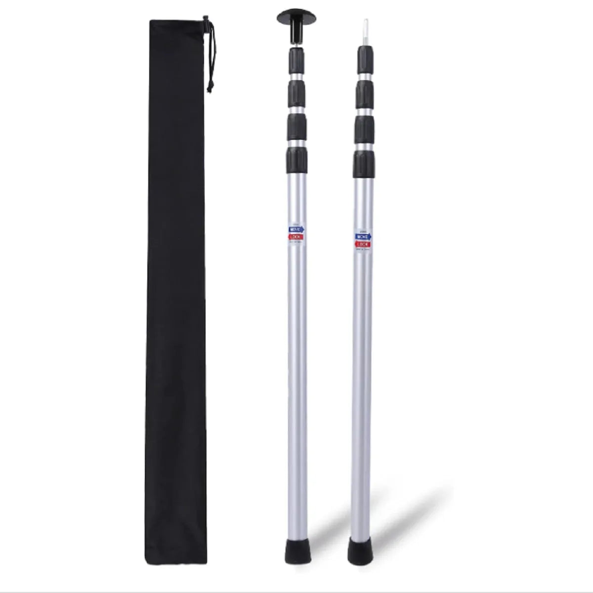 tent pole adjustable Redcamp Aluminum Adjustable Telescoping Tarp Poles