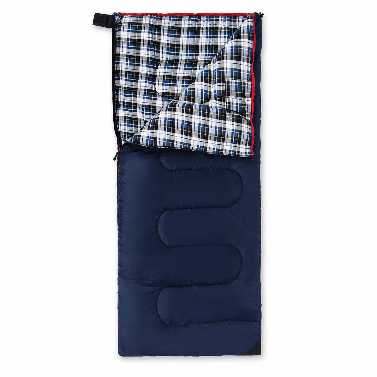 Cotton Flannel Rectangular Sleeping Bag 32–77°F