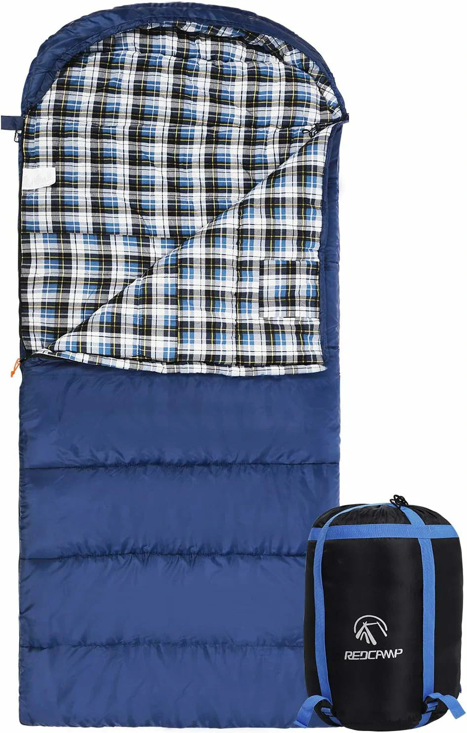 REDCAMP Flannel Sleeping Bag for Adults
