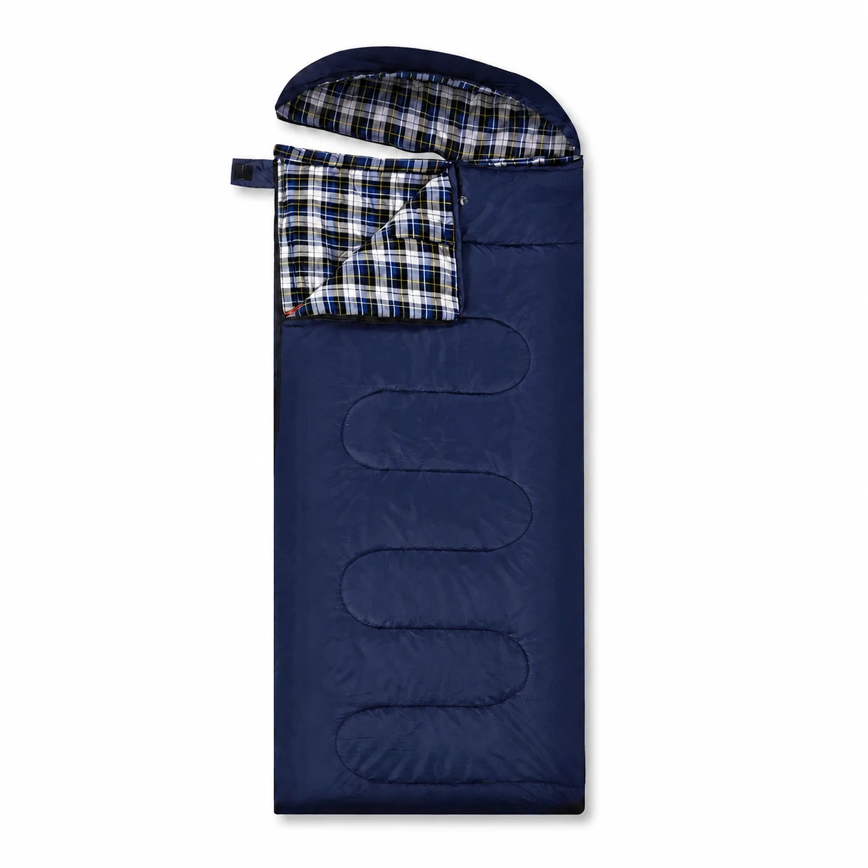 Cotton Flannel Hooded Sleeping Bag 23-59°F