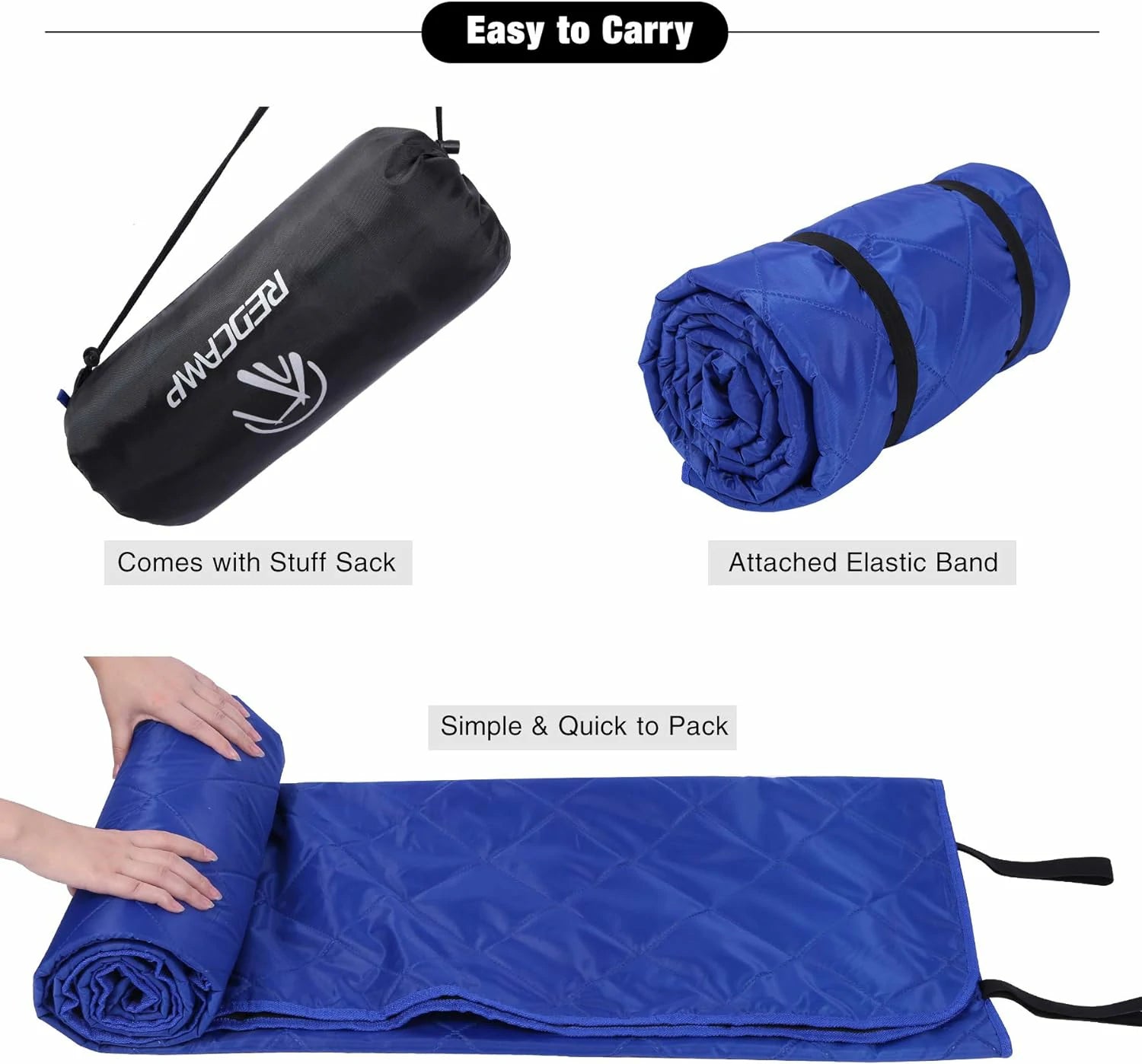 REDCAMP Large Waterproof Stadium Blanket for Cold Weather