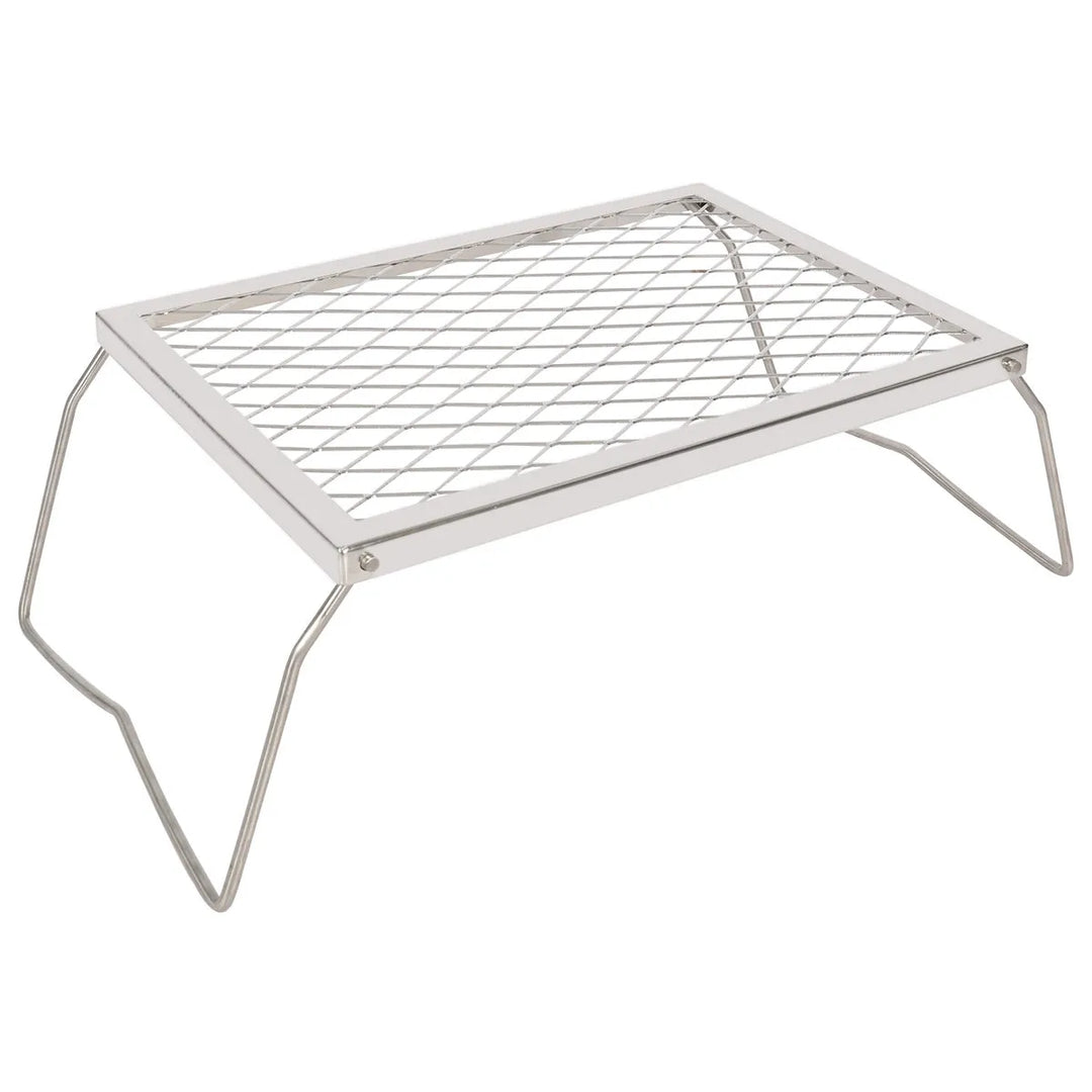 Portable Folding Campfire Grill 304 Stainless Steel Grate with Carrying Bag - Redcamp