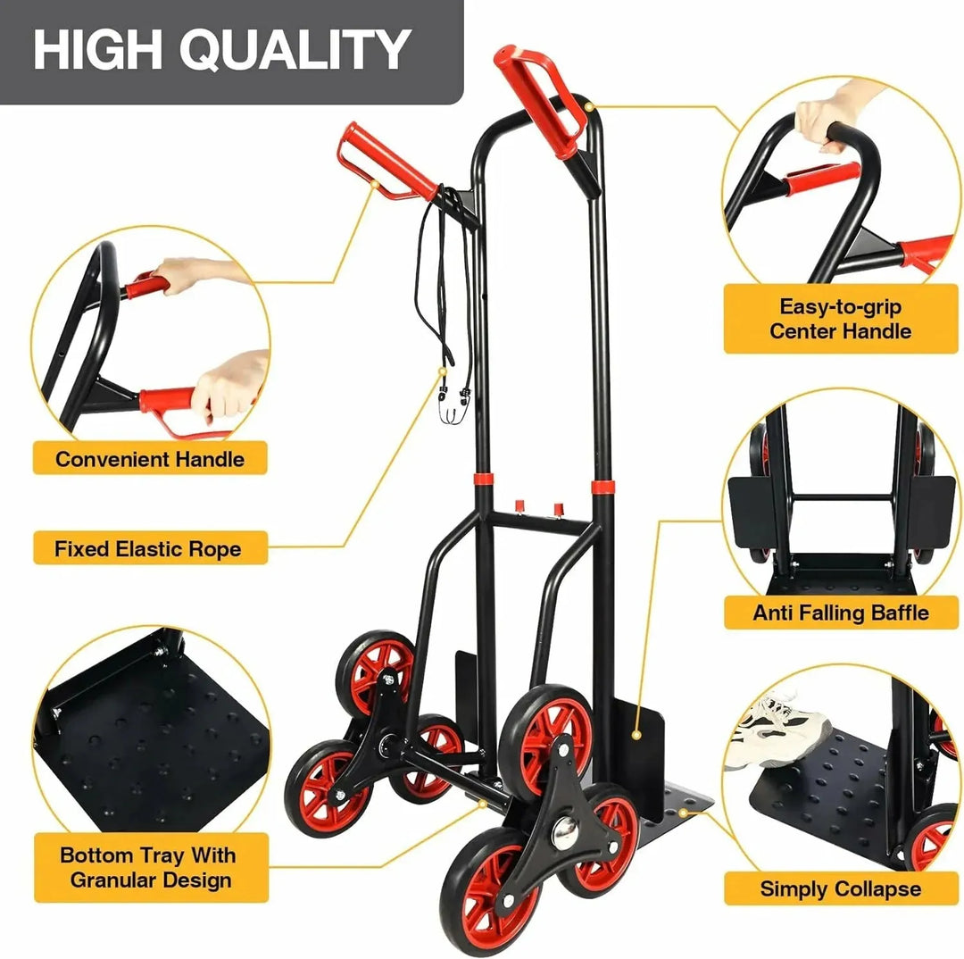 REDCAMP Stair Climber Hand Truck and Dolly - Redcamp