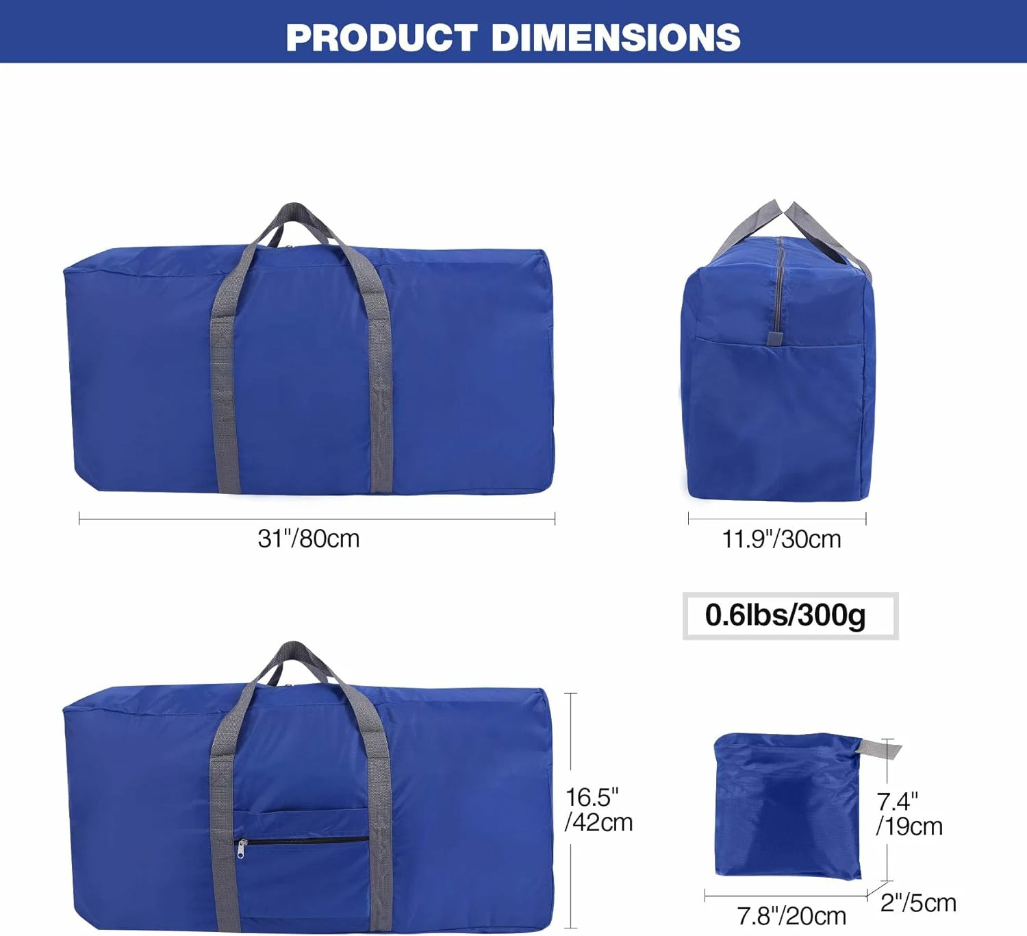 REDCAMP 100L Extra Large Duffle Bag