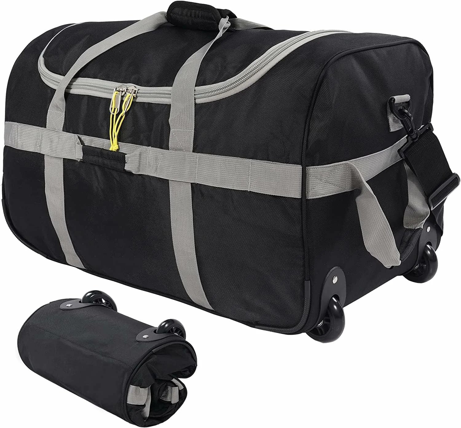 REDCAMP Foldable Duffle Bag with Wheels