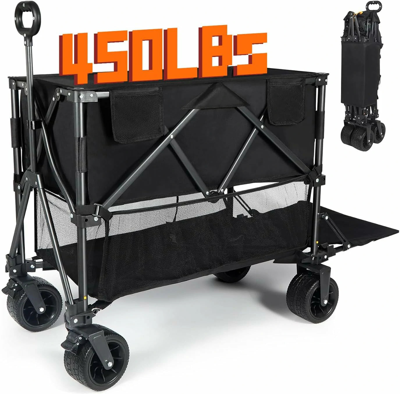 REDCAMP Large Collapsible Double Decker Wagon
