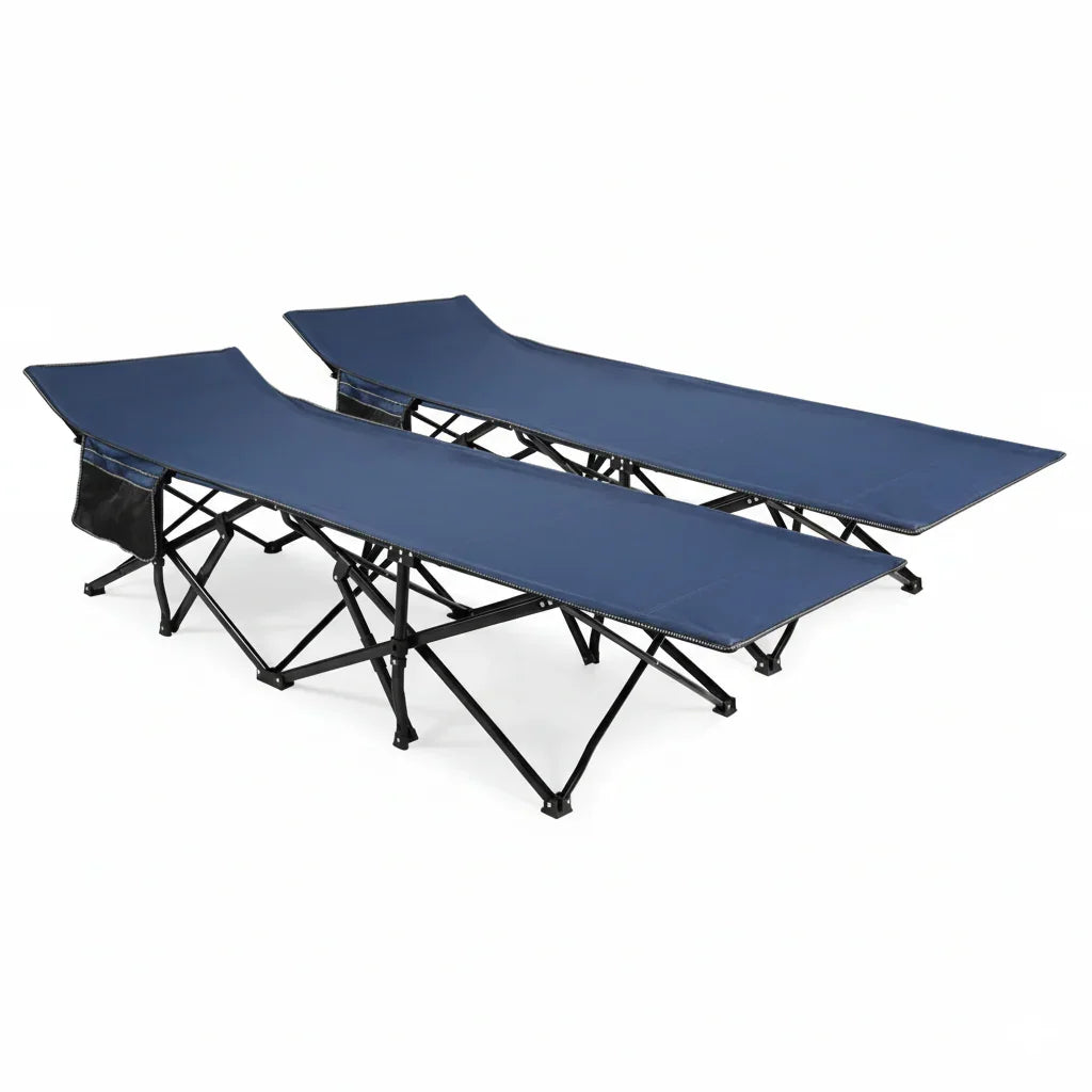 Extra Wide Folding Camping Cot for Adults