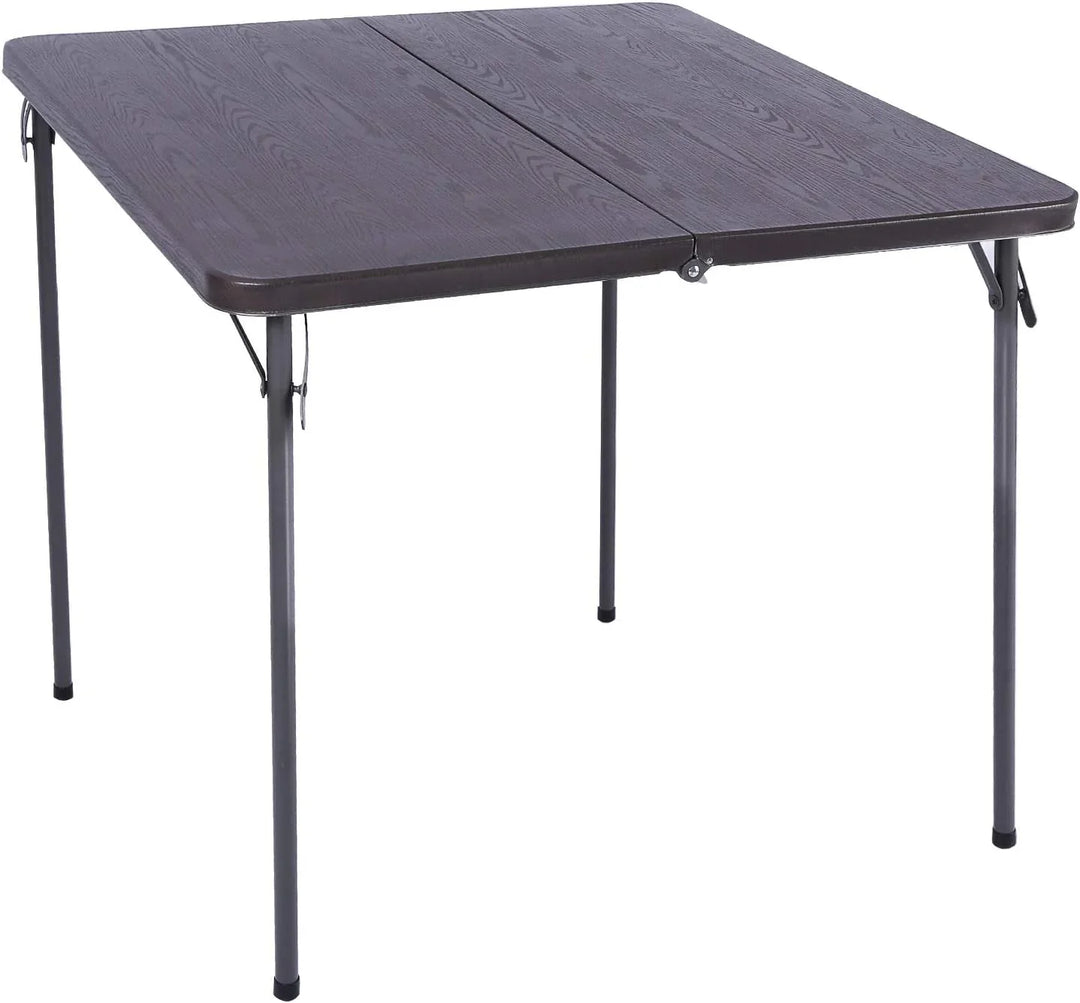 Table à cartes carrée légère et portable avec pieds pliables 