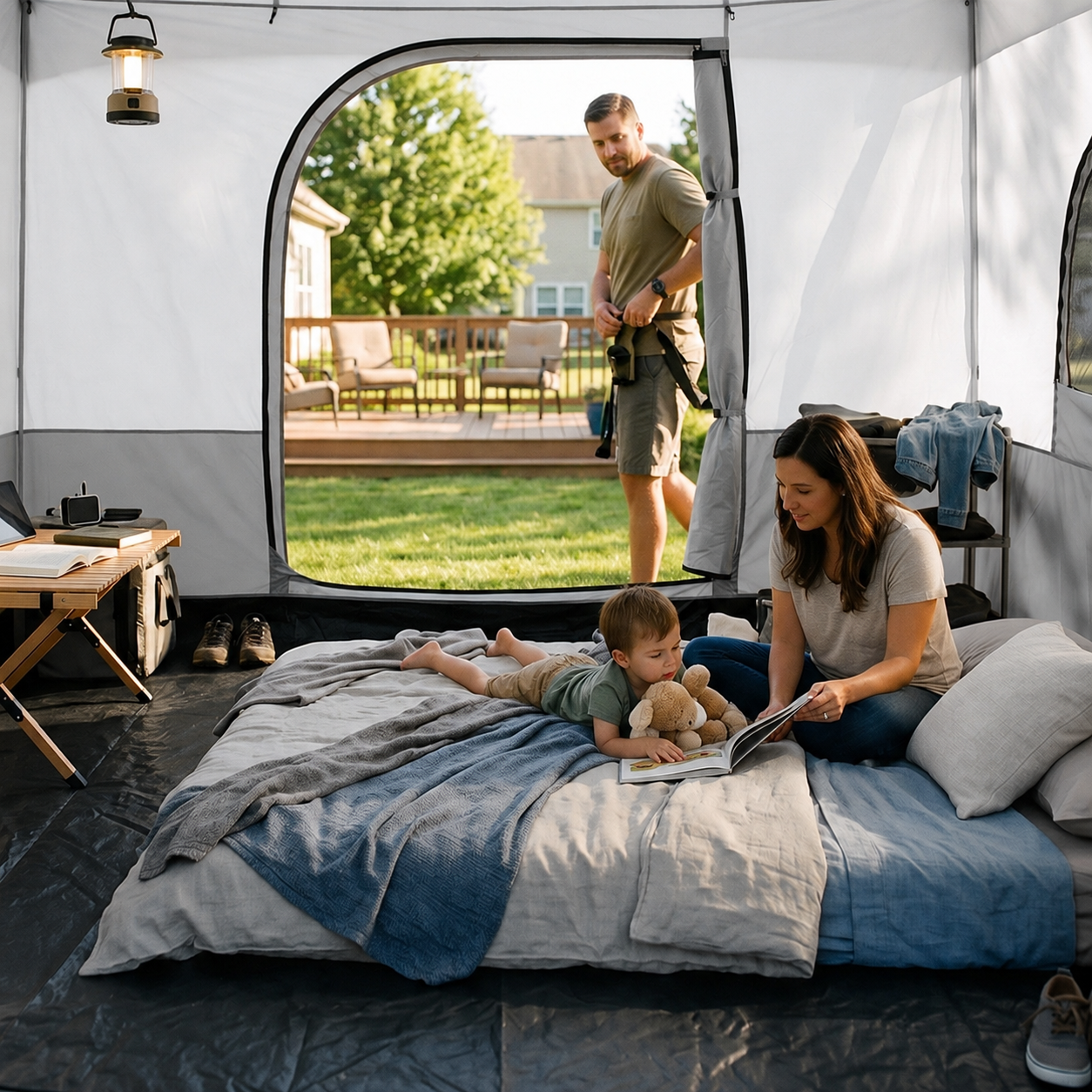 4-6 Person Canopy Camping Tent Inner Attachment