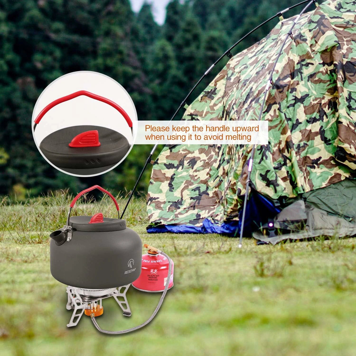 REDCAMP Medium Outdoor Camping Kettle
