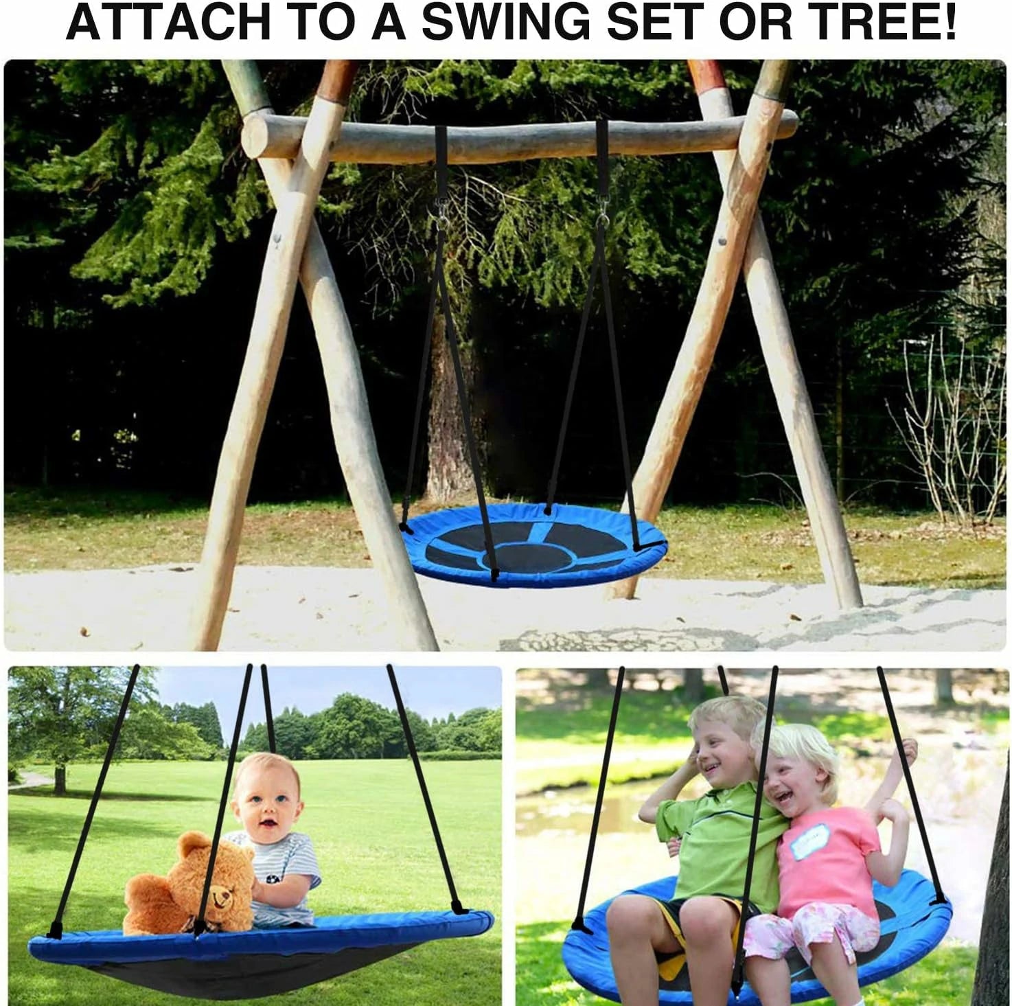 REDCAMP Nest Swing Seat for Children Kids Indoor Outdoor