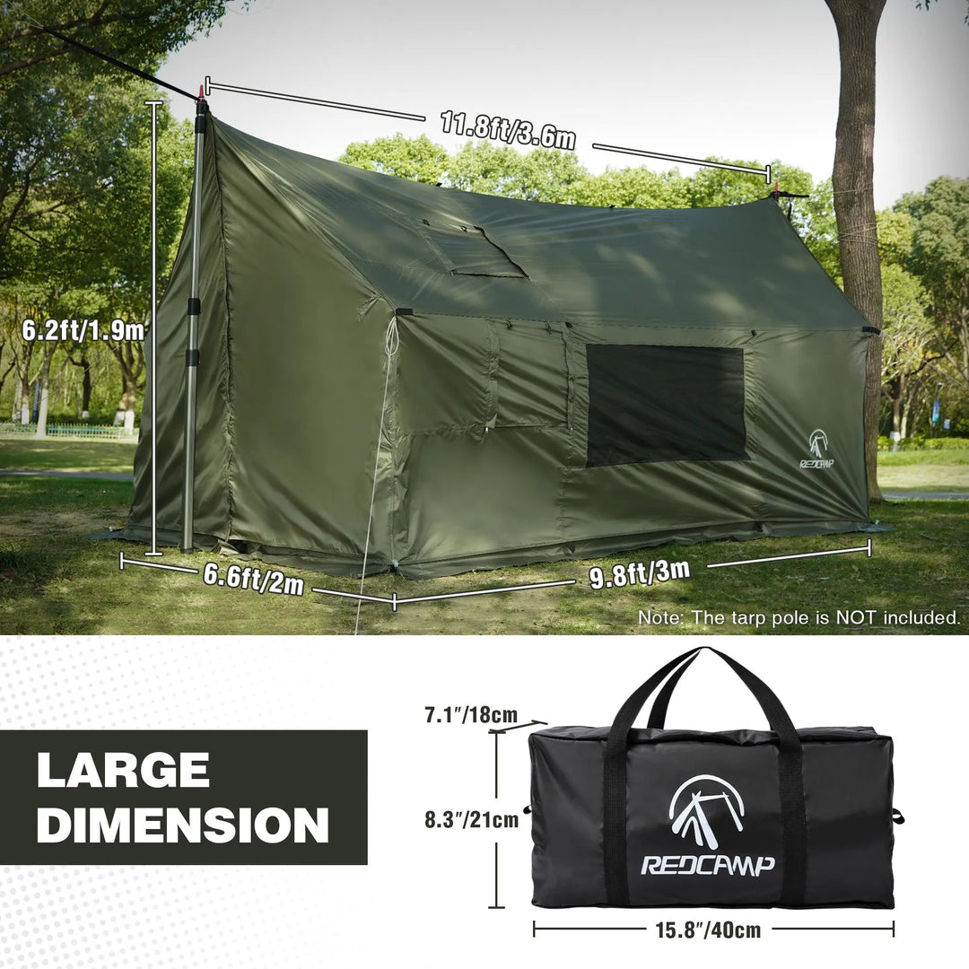 Large Hammock Hot Tent with Stove Jack - Redcamp
