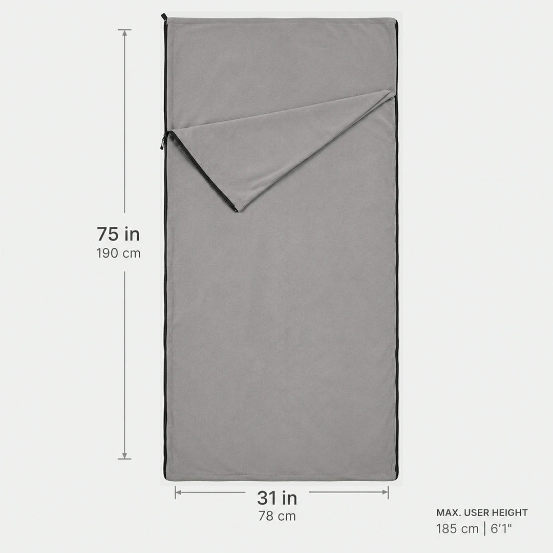 Fleece Sleeping Bag Liner for Adult