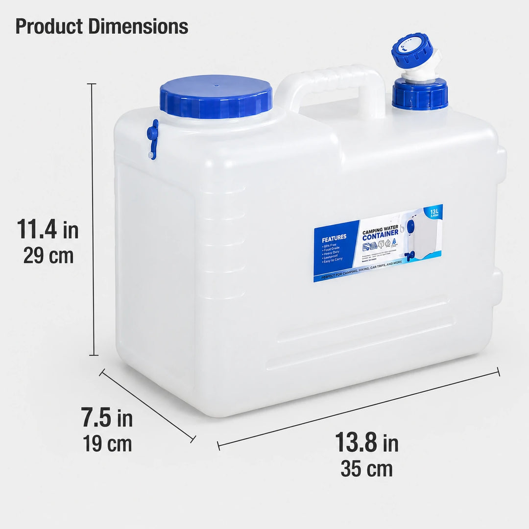 Portable Water Container with Spigot