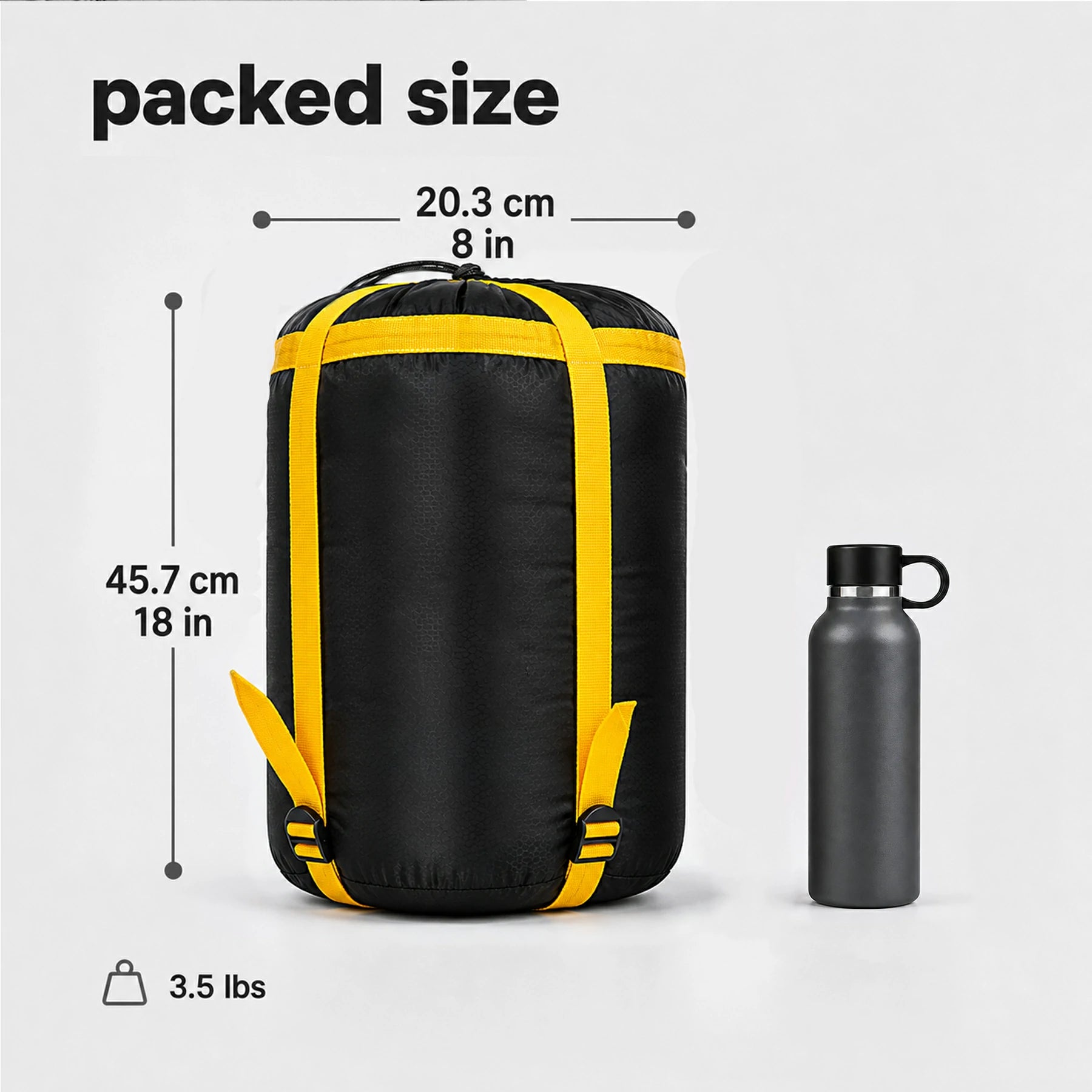 Cotton Flannel Rectangular Sleeping Bag 32–77°F
