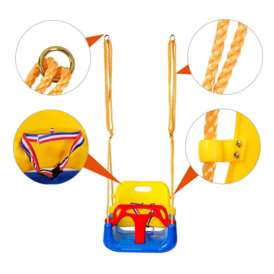 3-in-1 Baby Swing Seat, Toddler Swing - Redcamp