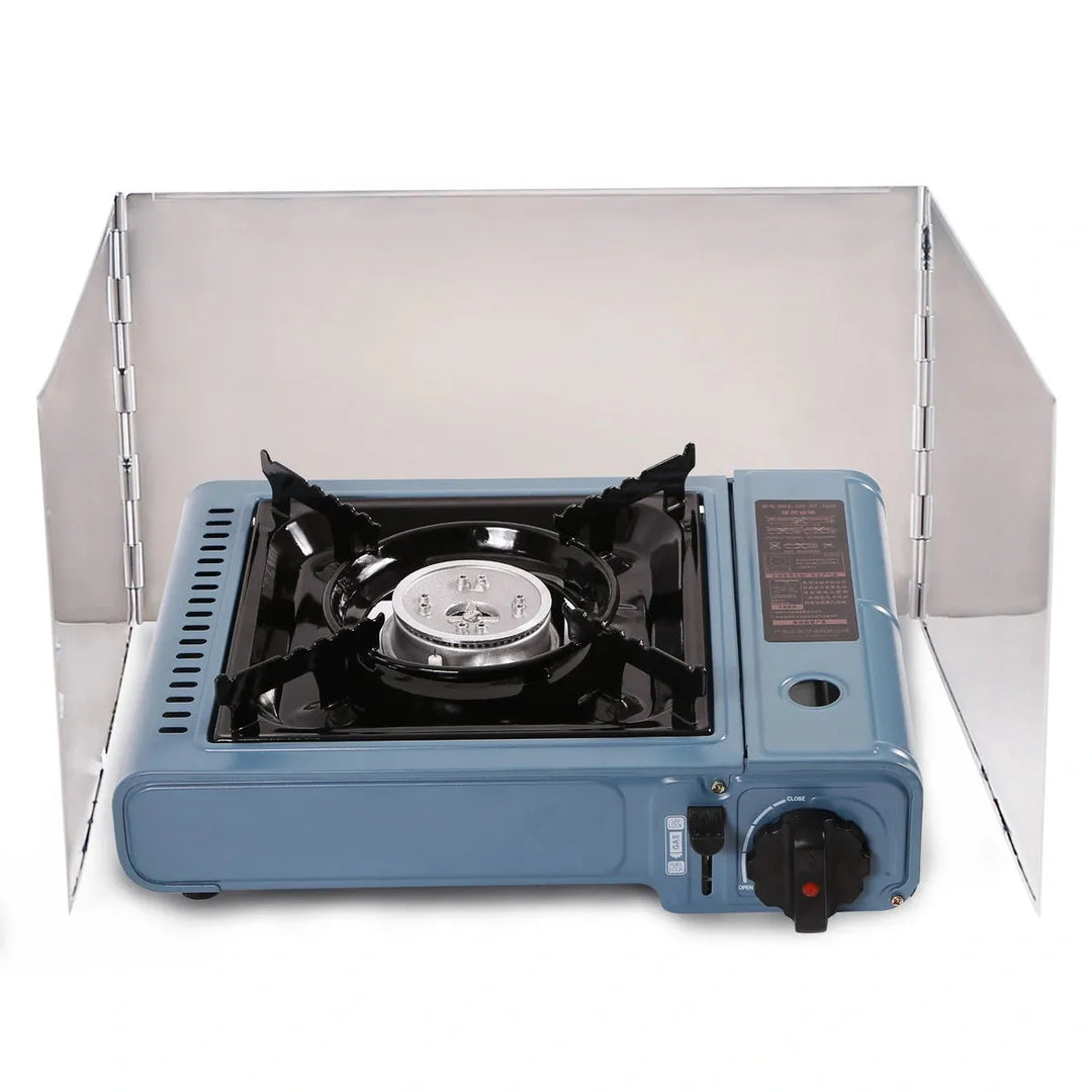 Folding Stainless Steel Stove Windscreen for Outdoor - Redcamp