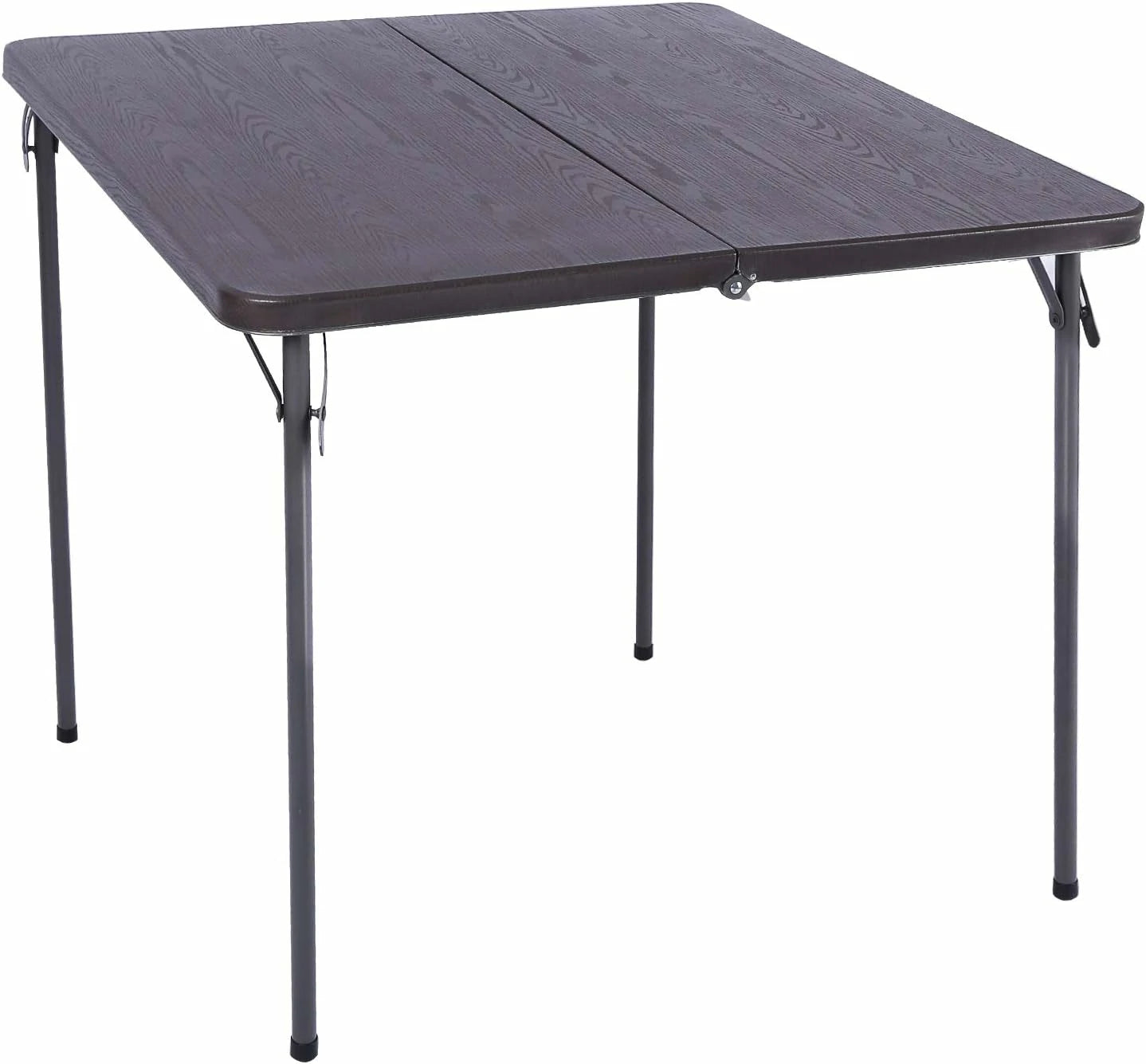 REDCAMP 34" Square Folding Card Table with Resin Top