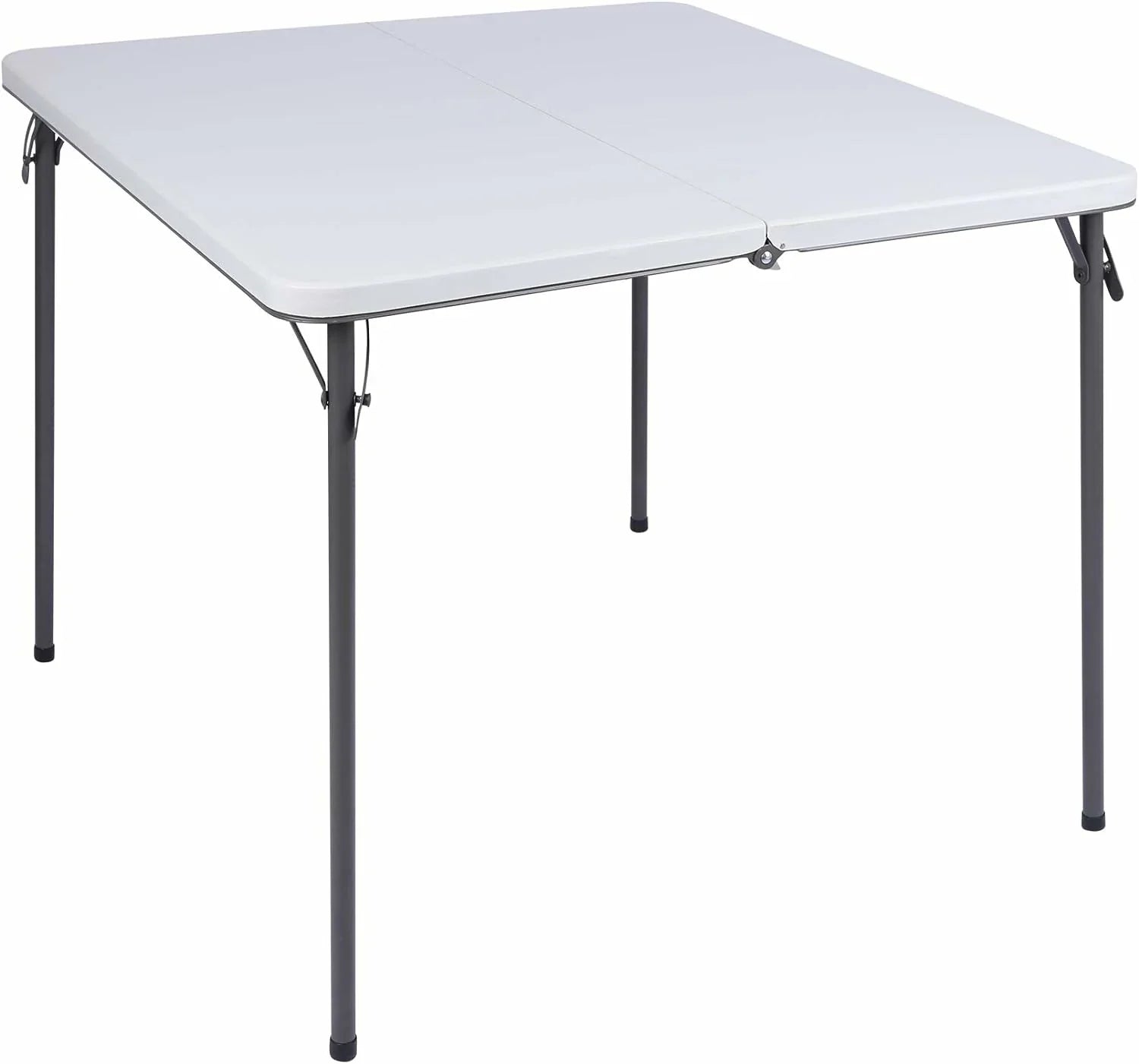 REDCAMP 34" Square Folding Card Table with Resin Top