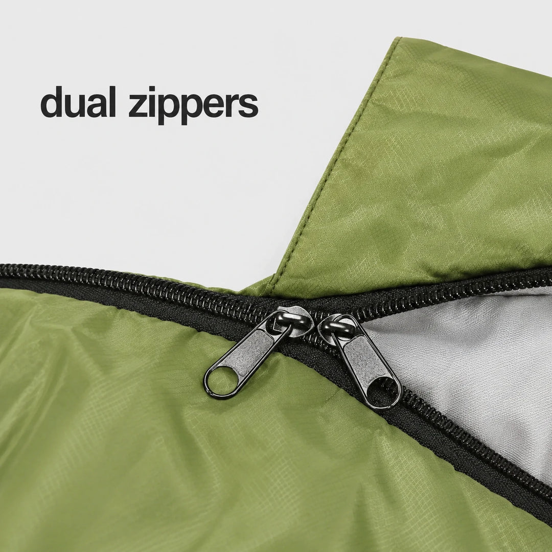 Ultralight Warm Weather Sleeping Bag with Compression Sack