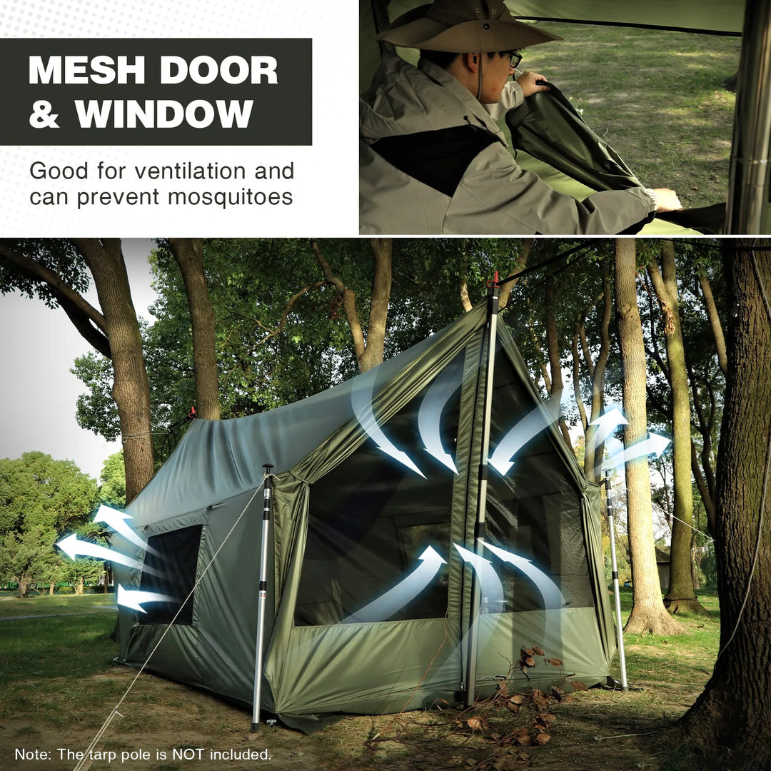 Large Hammock Hot Tent with Stove Jack - Redcamp