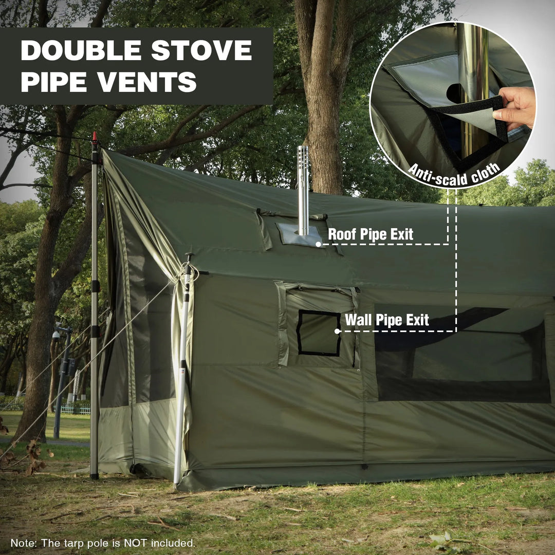 Large Hammock Hot Tent with Stove Jack - Redcamp