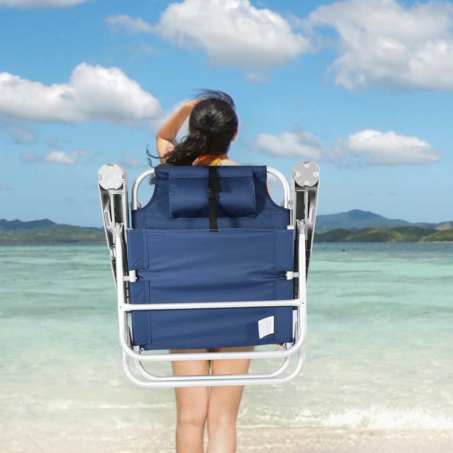 REDCAMP Portable Backpack Beach Chair