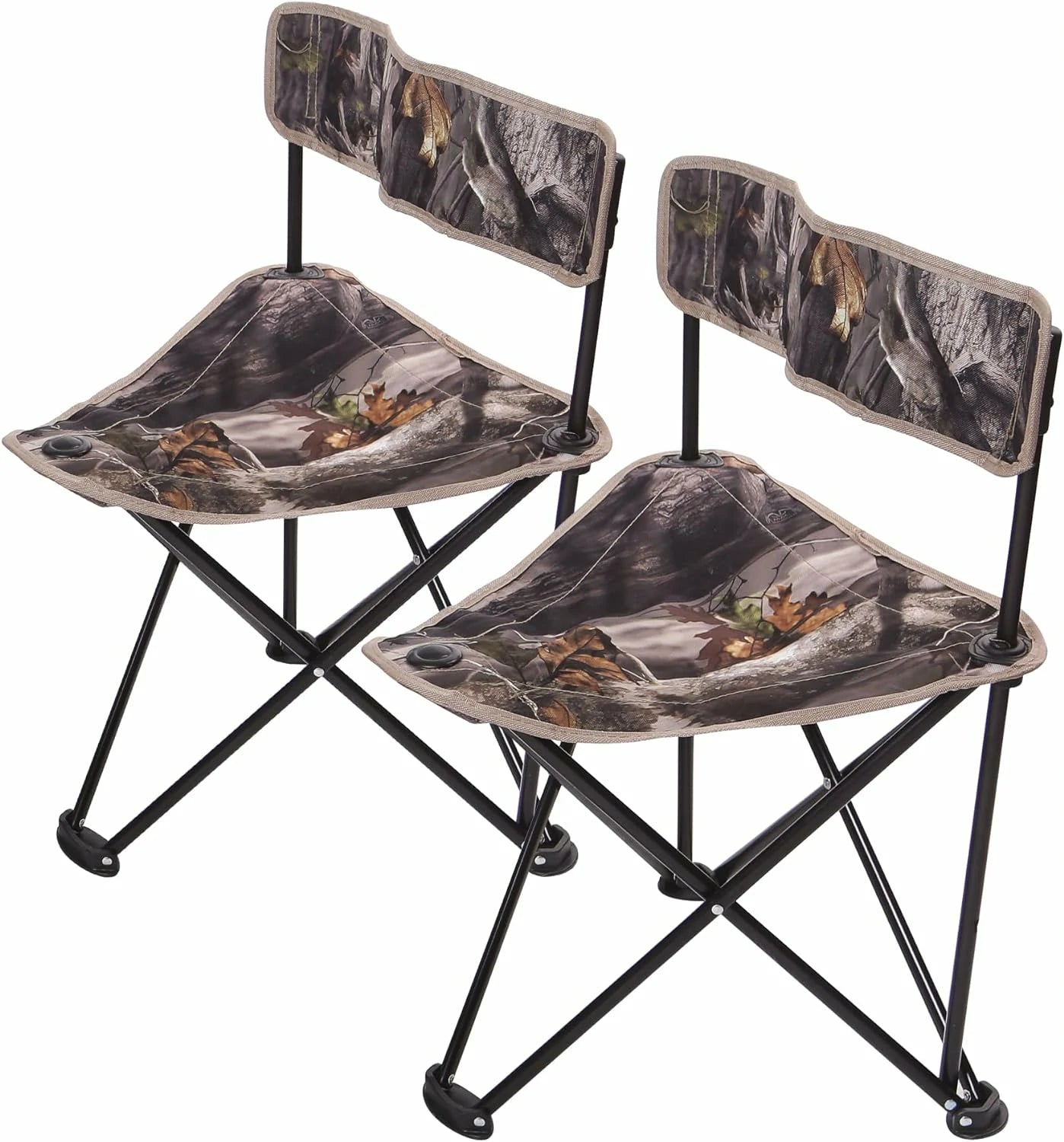 REDCAMP 2 Pack Tripod Hunting Chairs for Blinds
