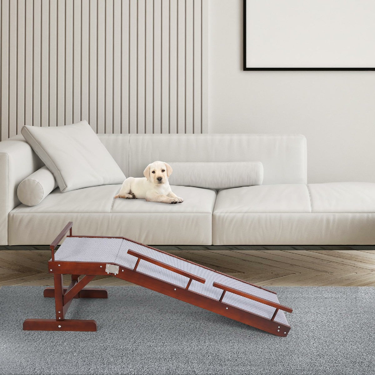 Extra Long Dog Ramp for Bed & Couch, Heavy Duty, Non-Slip