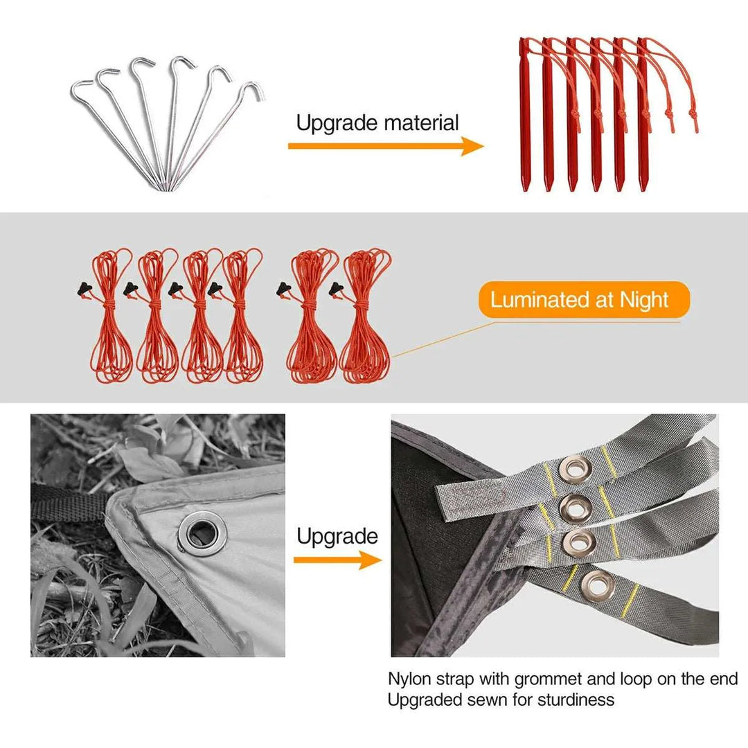 Lightweight Camping Tarp,Waterproof Tarp Shelter - Redcamp