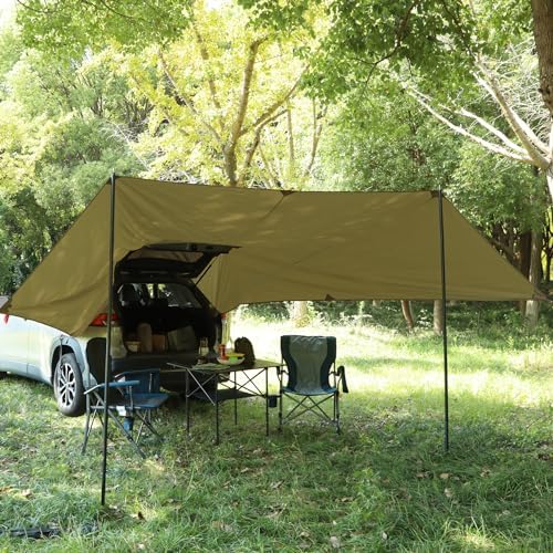 Waterproof Car Awning Shelter Tent with Carrying Bag