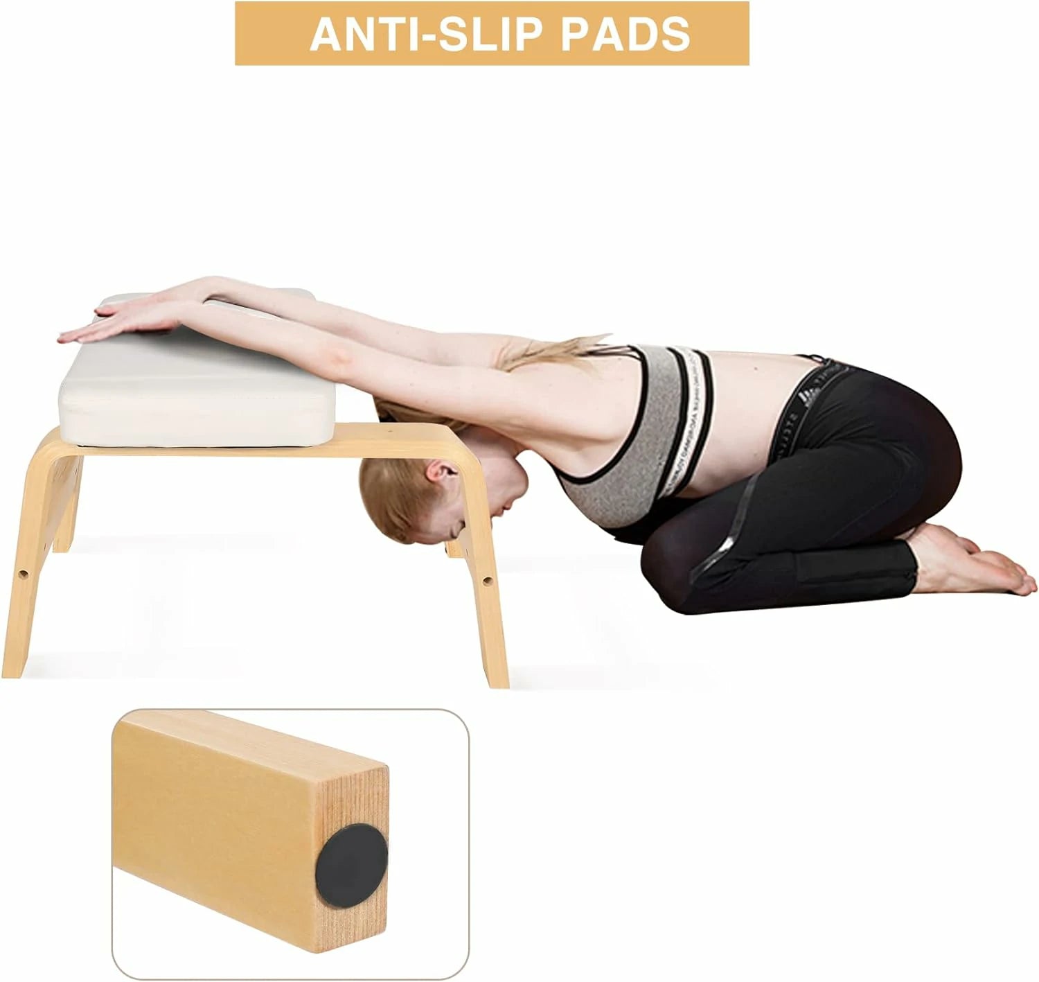 REDCAMP Yoga Headstand Bench