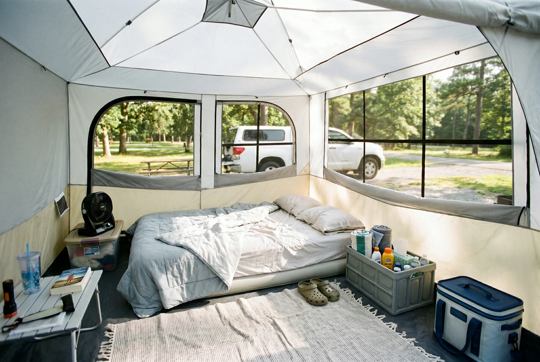 Canopy Tent Inner Tent with Porch for 10x10 & 10x20 Canopies(Canopy not Included)