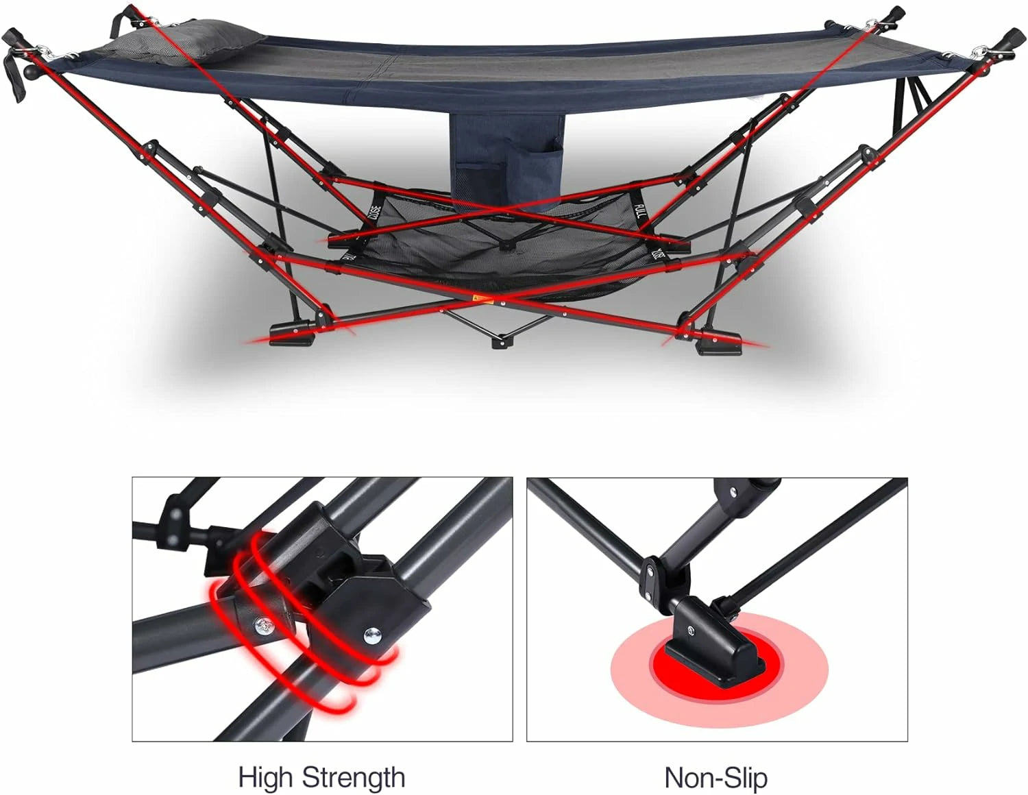 REDCAMP Portable Hammock with Stand