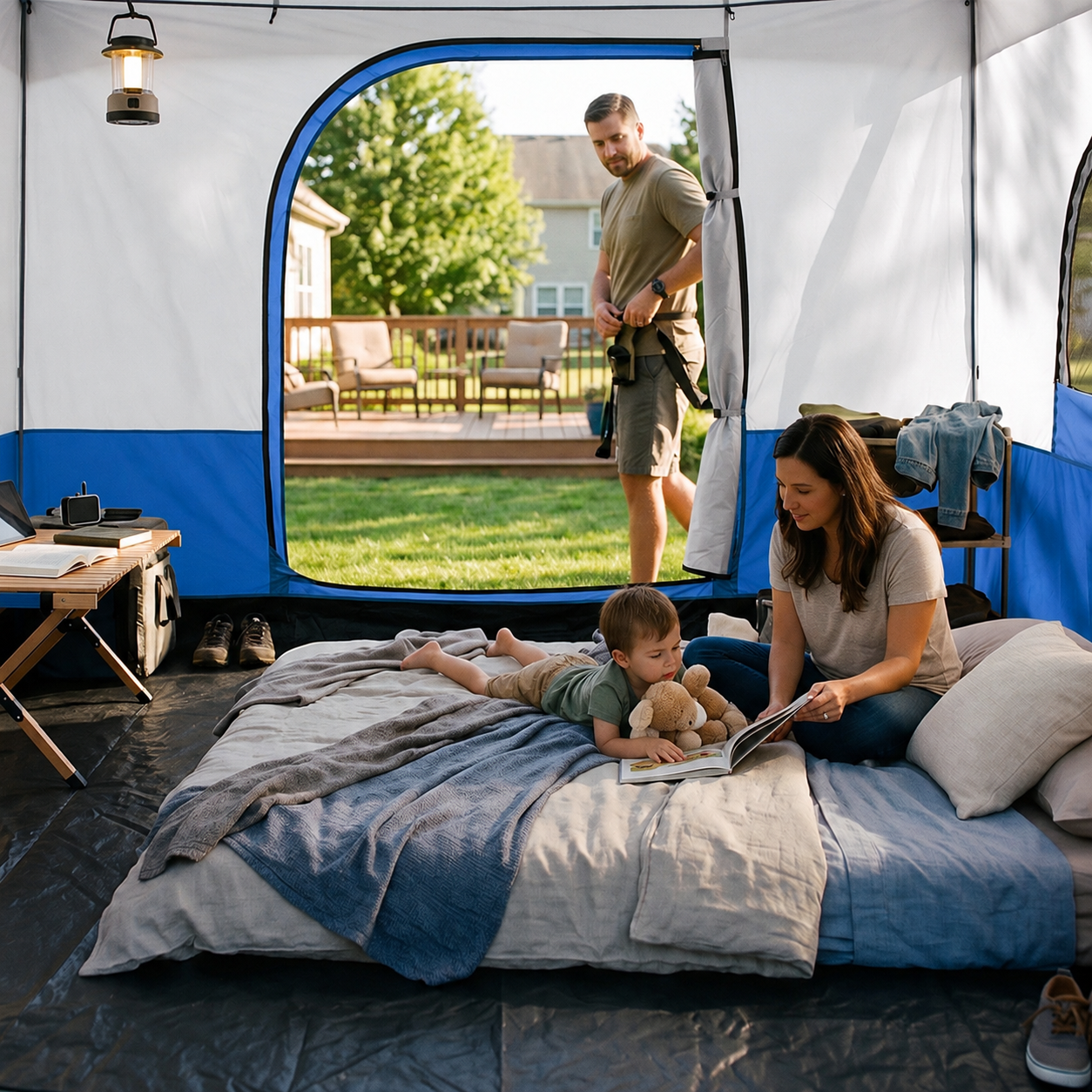 4-6 Person Canopy Camping Tent Inner Attachment