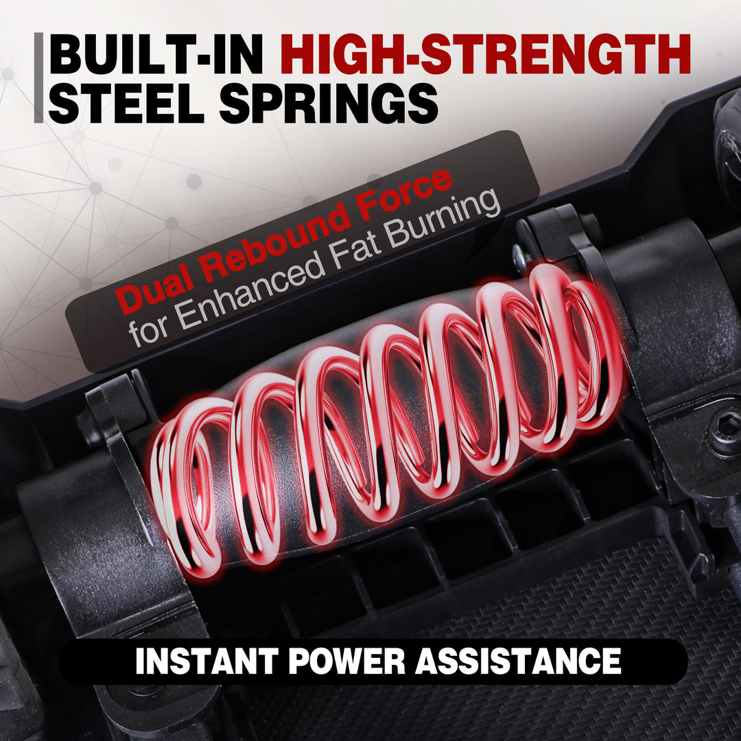 Auto-Rebound 4-Wheel Ab Roller Board