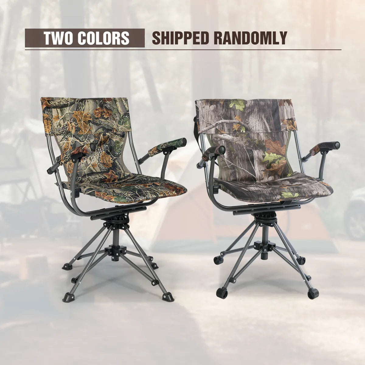REDCAMP 360 Degree Swivel Hunting Chair for Blinds