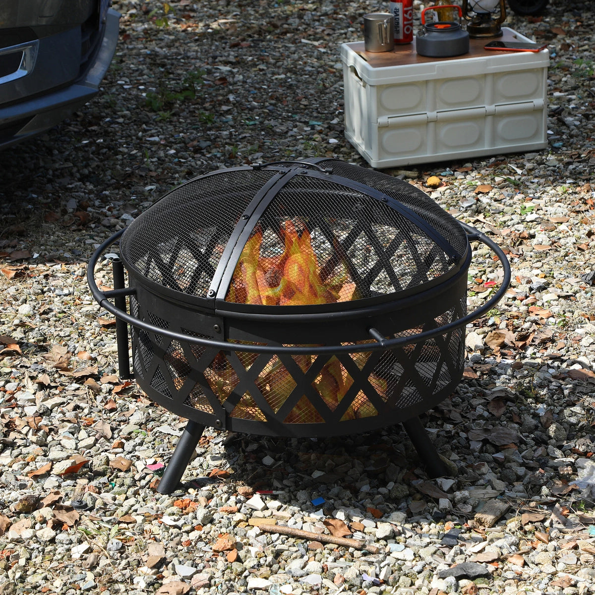 REDCAMP Fire Pit Spark Screen