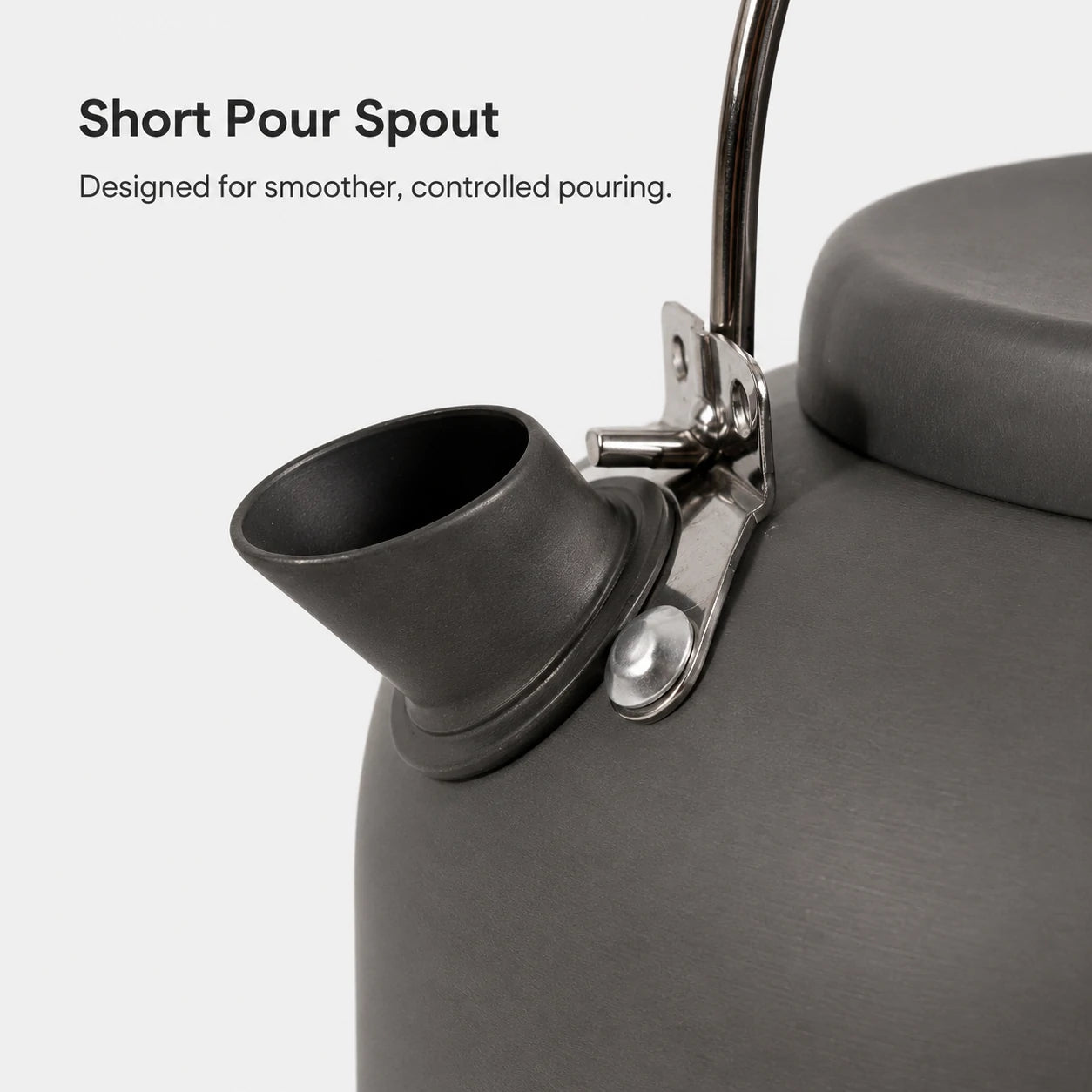 Aluminum Outdoor Camping Kettle with Carrying Bag, 0.8L/0.9L/1.4L/2L