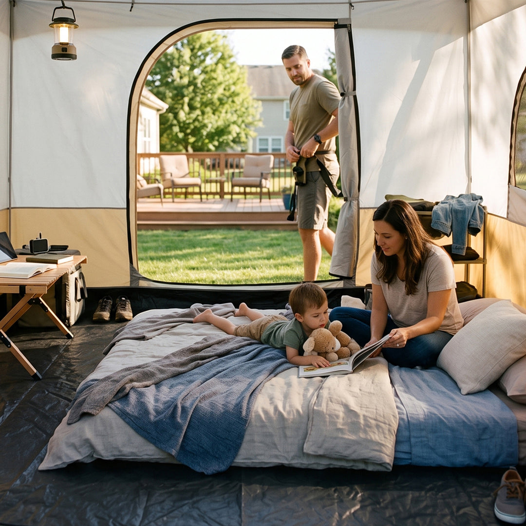 Canopy Tent Inner Tent with Porch for 10x10 & 10x20 Canopies(Canopy not Included)