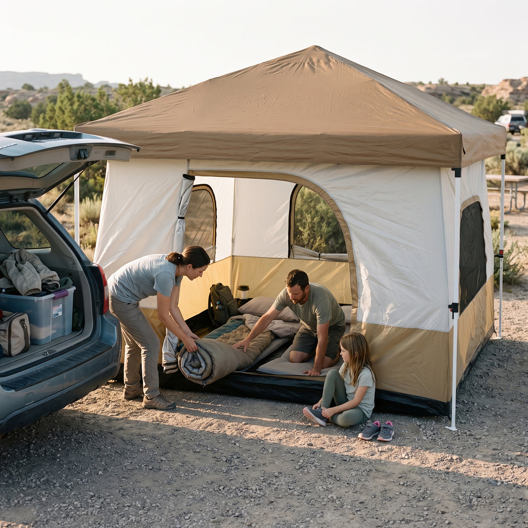 Canopy Tent Inner Tent with Porch for 10x10 & 10x20 Canopies(Canopy not Included)