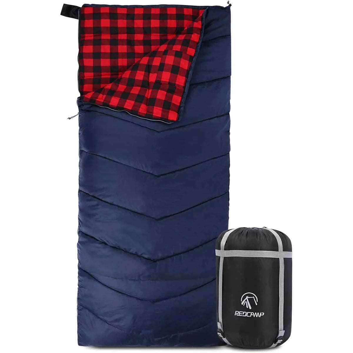 CottonFlannelSleepingBagforCampingwith2-3-4lbsFilling14