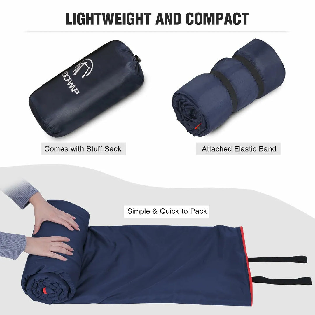 Waterproof Warm Stadium Blanket 79"x79" for Camping & Events - Redcamp